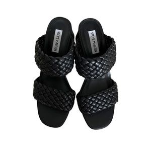 Steve Madden braided block heel sandal